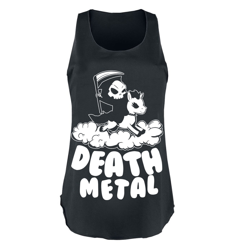 Cupcake Cult - DEATH METAL CLOUDS Ärmelloses Top - Schwarz